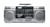 Lecteur CD bluetooth Muse - Ghetto Blaster M-380 GBS