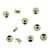 Vaessen Creative - Clous à griffes carré 12mm 10pcs Argent