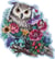 Puzzle 150 pièces en bois - Ravensburger - Hibou floral