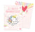 Lot de 8 cartes d'invitation ScrapCooking® - Licorne
