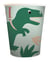 Lot de 8 gobelets ScrapCooking® - Dinosaure - 25 cl