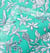 Coupon Tissu Promod Couture - Voile de coton - Fleurs fond vert - 3m x 137 cm