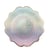 Assiette - Sirène - pastel et or - ⌀ 23 cm - paquet de 8