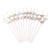 Paille - Iridescentes - Sirène Pastel et Or - 19,5cm - paquet de 12