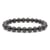 Bracelet Camille Ambiance Nature - Tourmaline noire - Boule 8mm