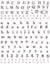Set de tampons Alphabet - Artemio