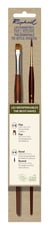 Lot de 2 pinceaux Raphaël - Acrylique - Poils synthétiques - N°4 et n°8