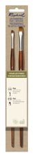 Lot de 2 pinceaux Raphaël - Acrylique - Poils synthétiques - N°4 et n°12