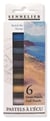 Lot de 6 1/2 pastels secs Sennelier - Ecu Bord de Mer