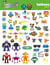 Colle et décore - Tattoos pixels