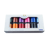 Lot de 12 fils à broder pour machine Artspira ETS12N Brother - Couleurs assorties satinées