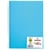 CANSON - Cahier de notes - reliure à anneaux métalliques - A5 - 50 feuilles - papier blanc - uni - couverture bleue