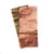 Feuilles de métal x2 - 20 x 45 cm - Doré et cuivré - Créalia