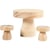 Mini table champignon et 2 tabourets Créativ Company - Bois