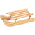 Lot de 2 mini luges Créativ Company - Bois - 6,5 x 2,5 cm 