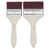 Lot de 2 spalters plats Pébéo - Poils synthétiques - n°75 et 100
