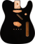 Fender - Corps de guitare Classic 60 Telecaster - aulne - noir