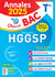 Annales Objectif BAC 2025 - Spécialité HGGSP - sujets et corrigés