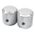 PURE VINTAGE '60S TELECASTER® KNURLED KNOBS, (2), CHROME/ALUMINUM