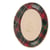 Lot de 8 assiettes Scottish Christmas - Carton - Tartan rouge, vert anglais et or - 25,5 x 19,5 cm