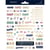 Lot de 12 planches de stickers Draeger - L'organisation en stickers