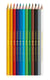 Lot de 12 crayons de couleur aquarellables - Caran d'Ache - Couleurs assorties - Swisscolor