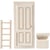 Kit porte, échelle et boîte Créativ Company - 8 x 18 cm