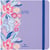 Agenda semainier 2026 Oberthur - Lilas -16 x 16 cm - Floralie