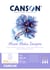 CANSON Imagine - Bloc encollé - A3 - 50 feuilles - blanc