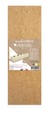 Lot de 5 supports à cakes et bûches réversibles ScrapCooking® - Blanc et kraft - 30 x 10 cm