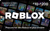 Code de téléchargement Carte cadeau Roblox variable de 10 euros à 200 euros