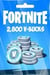Code de téléchargement Epic Fortnite 2.800 V-Bucks 