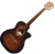 Lâg Tramontane 70 - Guitare électro-acoustique - Auditorium Cutaway - Black & Brown