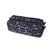 Trousse rectangulaire 2 compartiments Cultura - Fleuri noir