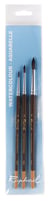 Lot de 3 pinceaux Raphaël - aquarelle - poils synthétiques - n°4/8/14