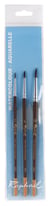 Lot de 3 pinceaux Raphaël - aquarelle - poils synthétiques - n°2/6/10