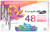 Lot de 48 marqueurs acryliques double pointe - Graph’it Go  - Couleurs assorties