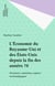 L'Économie du Royaume-Uni et des États-Unis depuis la fin des années 70 - Structures, mutations, aspects terminologiques