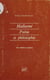 Mallarmé : poésie et philosophie