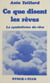 Ce que disent les rêves - Le symbolisme du rêve