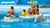 PLAYMOBIL - Scooter des mers, banane tractée & 4 per - 71905