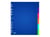 Lot de 6 intercalaires A4 - Color Life - Polypro - Elba