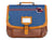 Cartable scolaire Tann's 38 cm - Marron/bleu - Marley - 2 compartiments