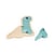 Gamme Dino - 4 Puzzles Evolutifs Dino - 4 Puzzles en Bois de 2-3-4-5 Pièces avec Socle en Bois - Développe la Motricité Fine