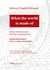 What the world is made of - A unified field theory from a cosmic perspective
