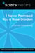 I Never Promised You a Rose Garden (SparkNotes Literature Guide)