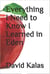 Everything I Need to Know I Learned in Eden