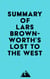 Summary of Lars Brownworth's Lost to the West