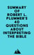 Summary of Robert L. Plummer's 40 Questions about Interpreting the Bible