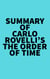 Summary of Carlo Rovelli's The Order of Time